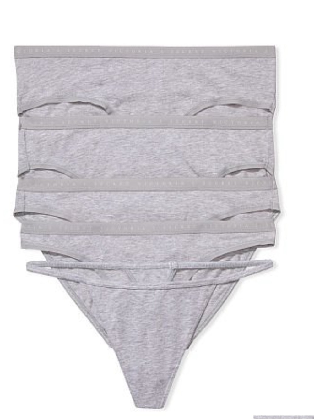 VICTORIA'S SECRET 5-Pack Cotton Mixed Pantie Set NEW